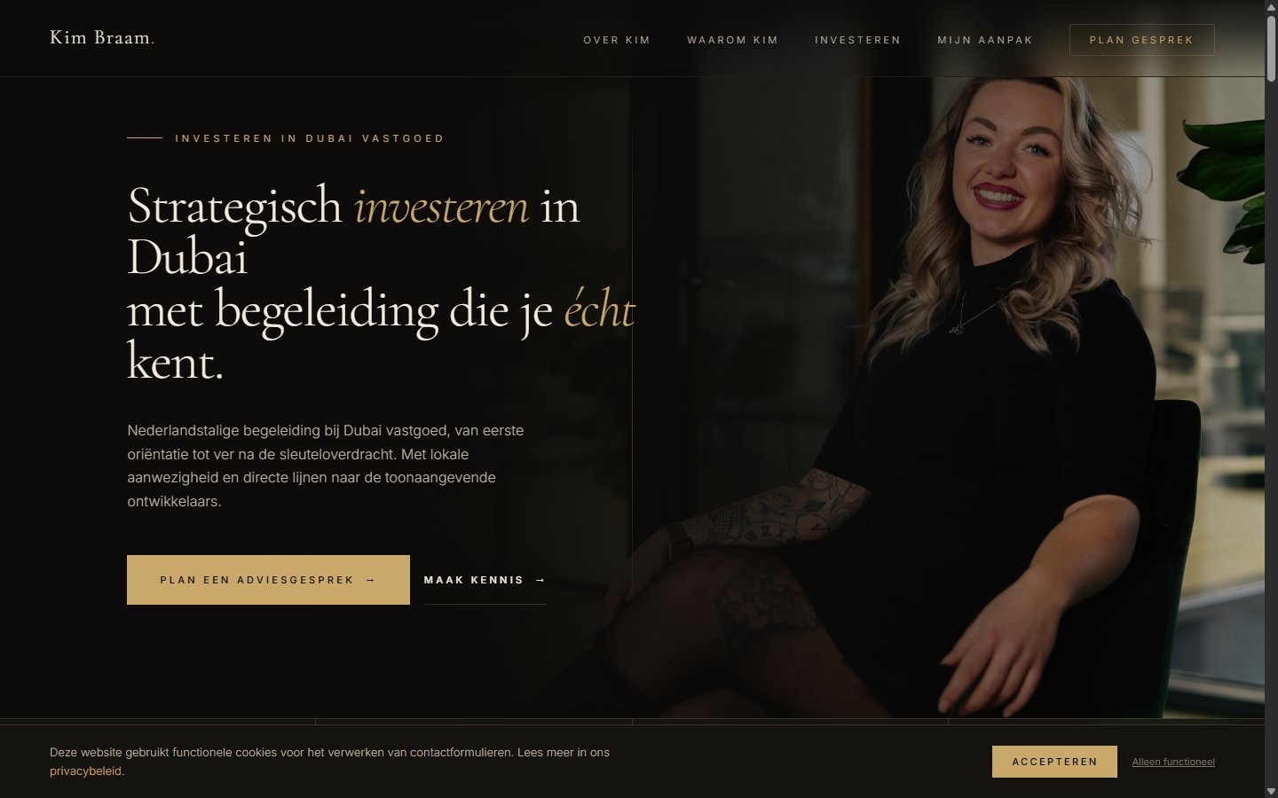 Dubai By Kim website